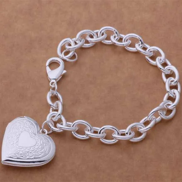 925 Sterling Silver Beaded Bracelet