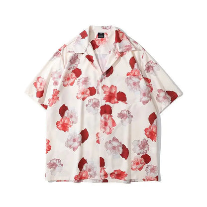 Men’s Hawaiian Cartoon Print Shirt