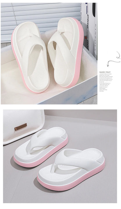 Trendy Platform Flip Flops