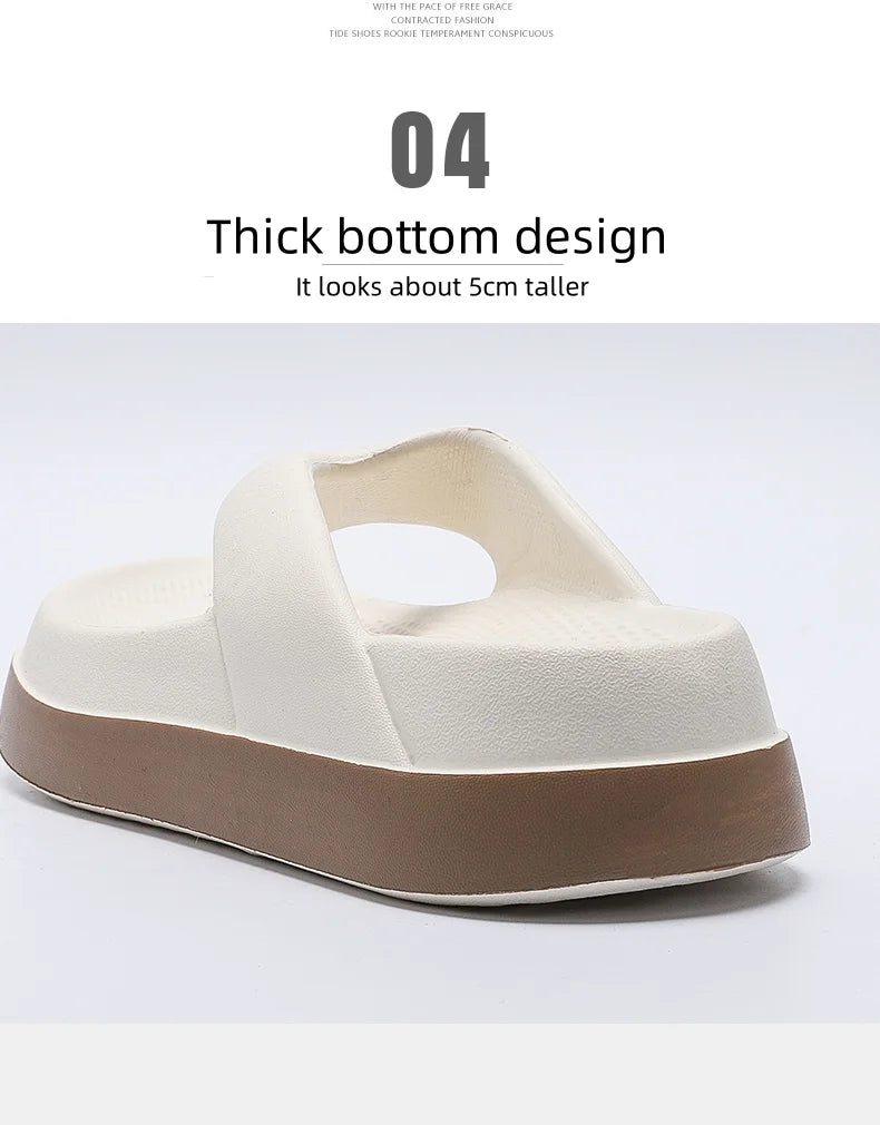 Trendy Platform Flip Flops