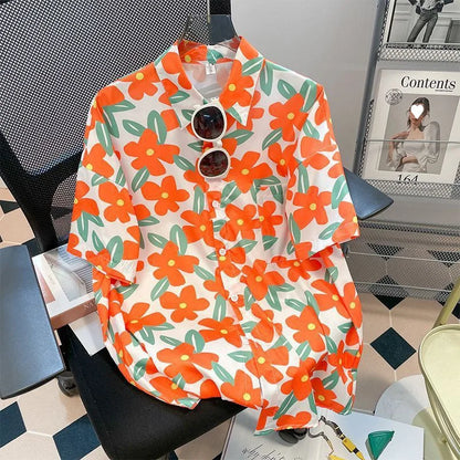 Men’s Hawaiian Cartoon Print Shirt