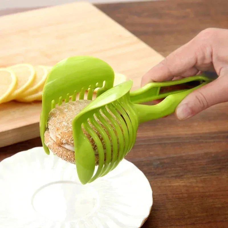 Stainless Steel Handheld Tomato & Lemon Slicer