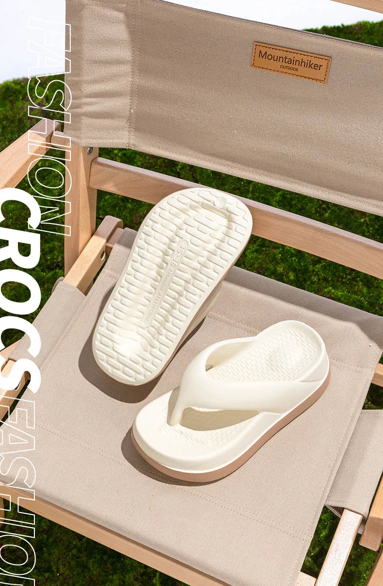 Trendy Platform Flip Flops