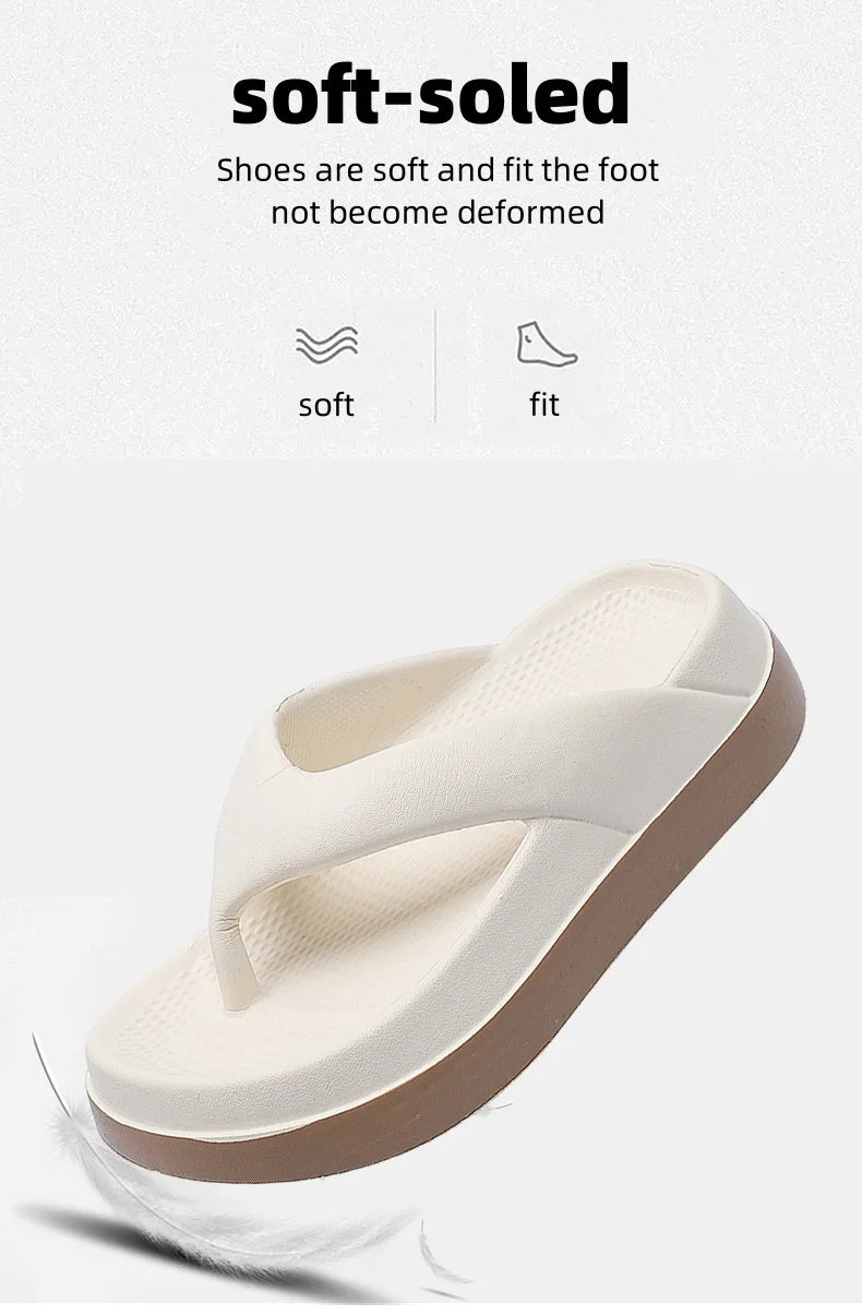 Trendy Platform Flip Flops