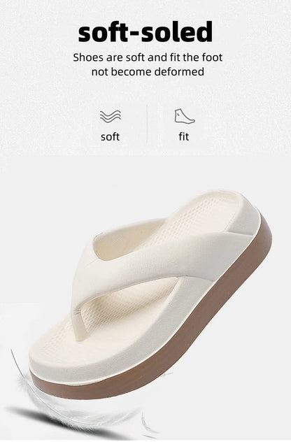 Trendy Platform Flip Flops