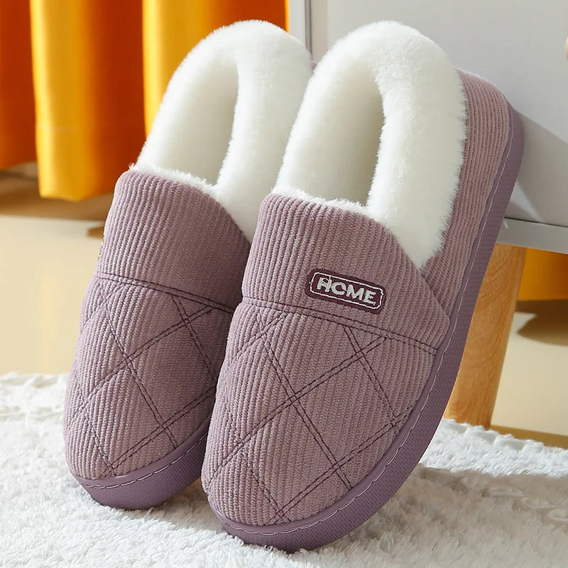 Evshine Fur Plush Slippers