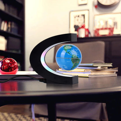 Levitating Floating Globe LED World Map