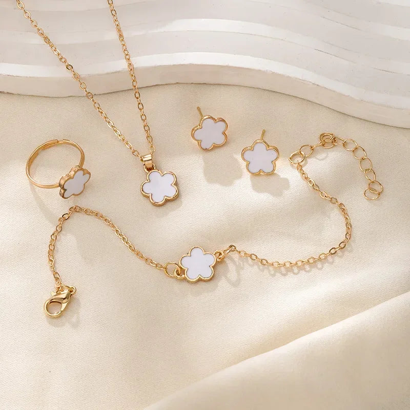 Fashionable 4-Piece Jewelry Set