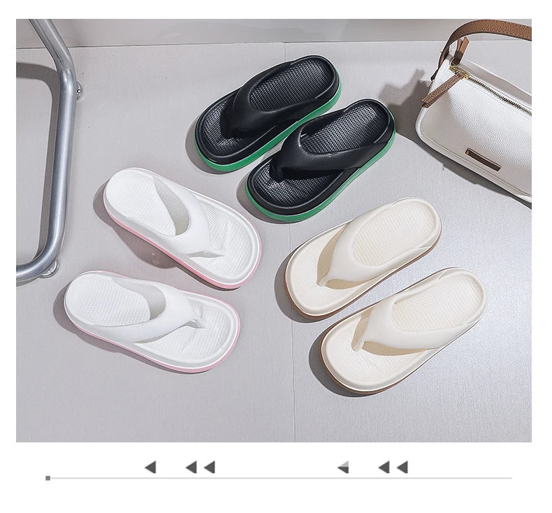 Trendy Platform Flip Flops