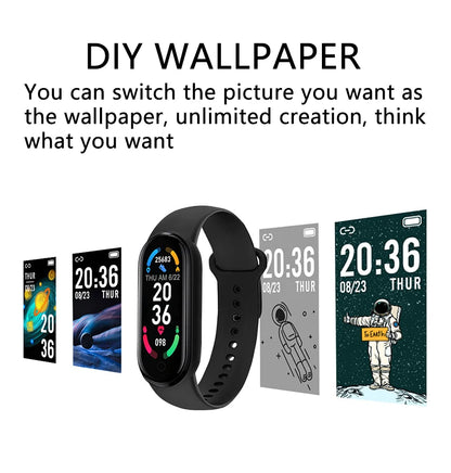 M6 Fitness Tracker Smartwatch