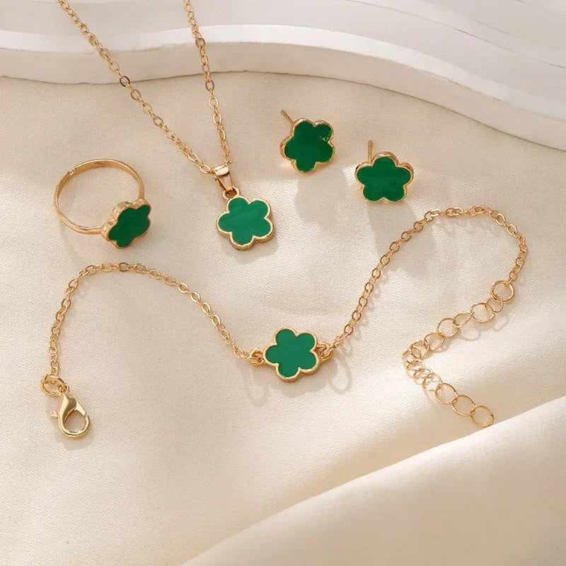 Fashionable 4-Piece Jewelry Set