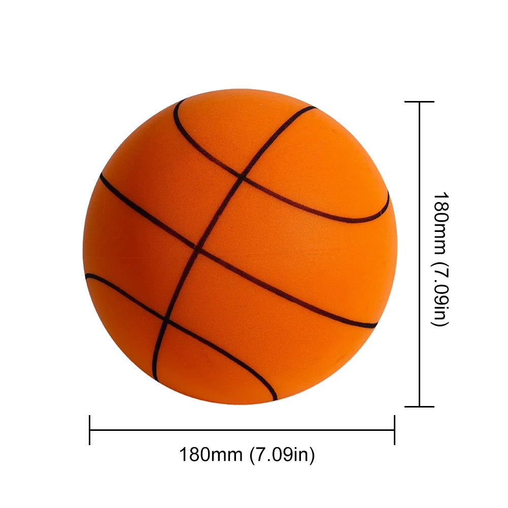 Indoor Silent Basketball – Soft Foam Mute Ball for Kids & Adults