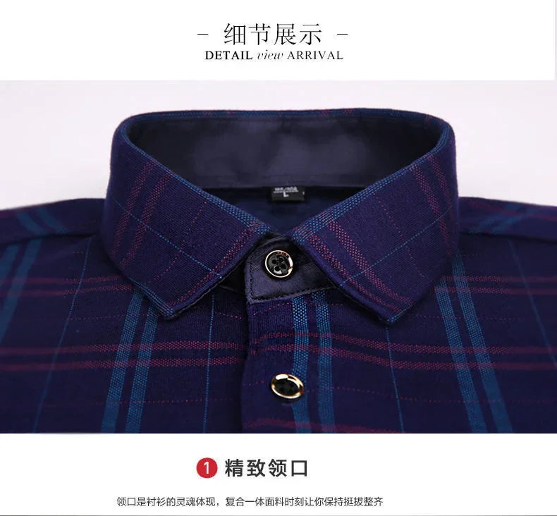 2025 Men's Warm Plaid Shirt