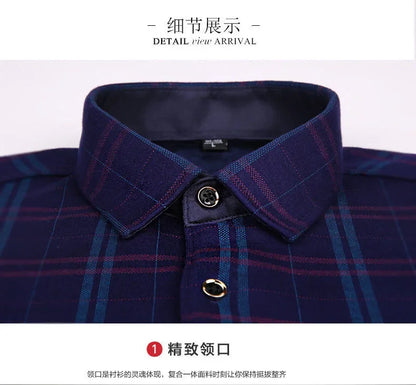 2025 Men's Warm Plaid Shirt