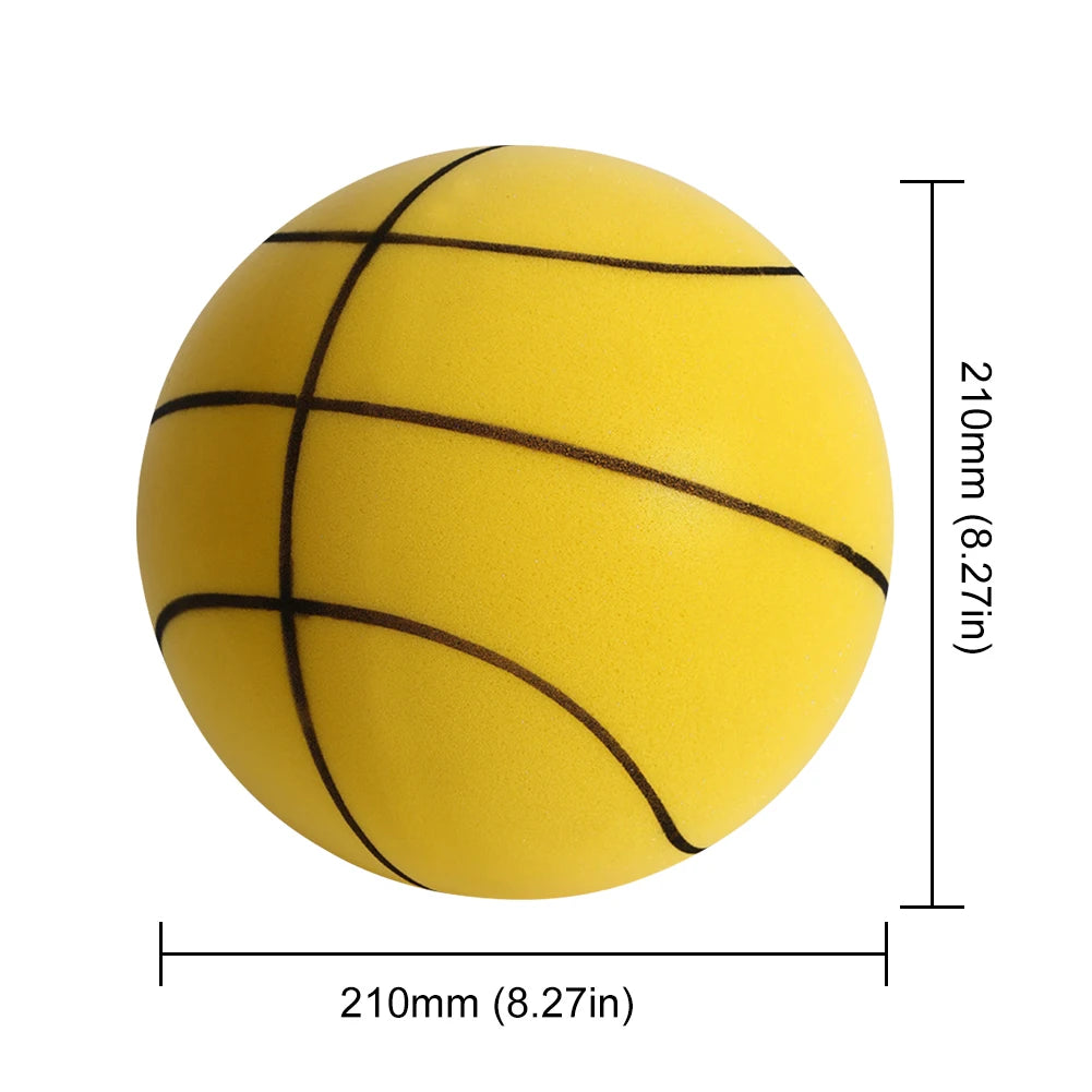 Indoor Silent Basketball – Soft Foam Mute Ball for Kids & Adults