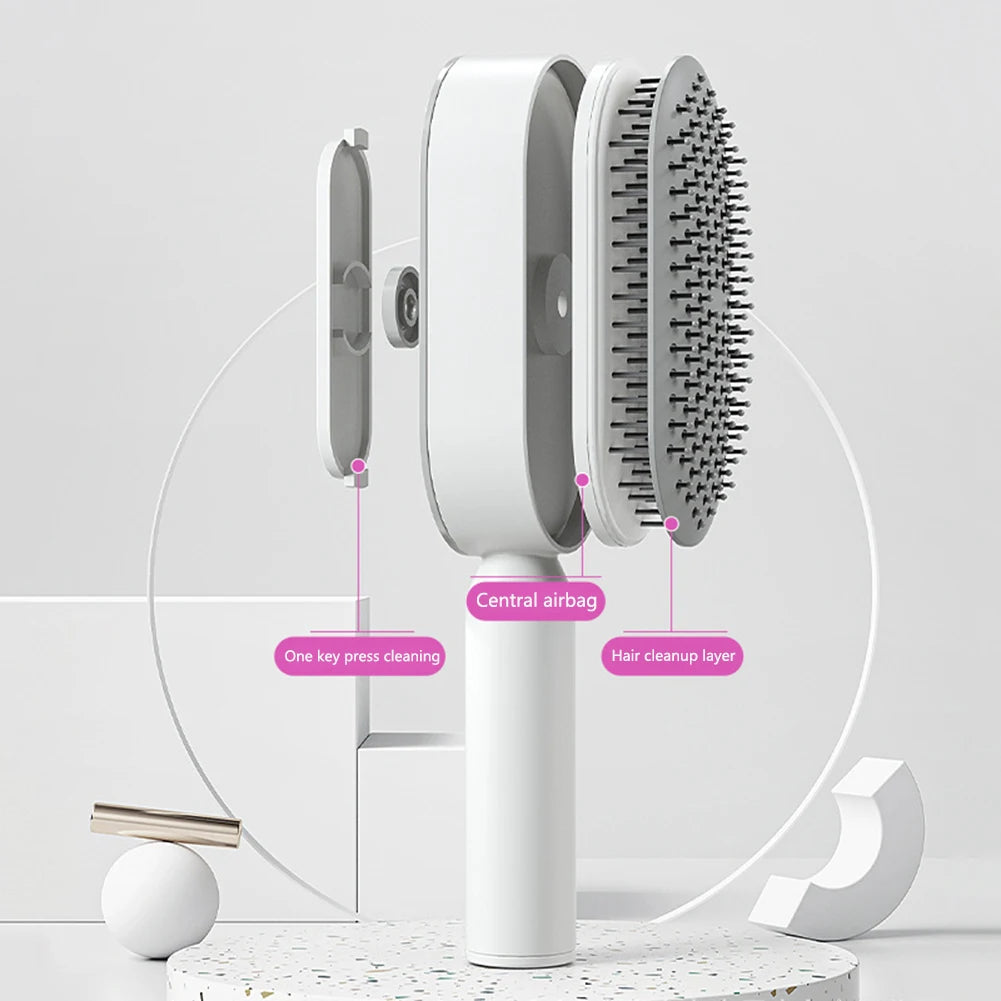 Self-Cleaning Hair Brush