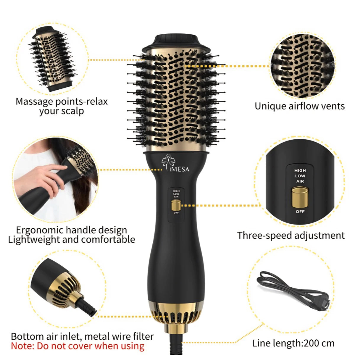 4-in-1 Hot Air Brush