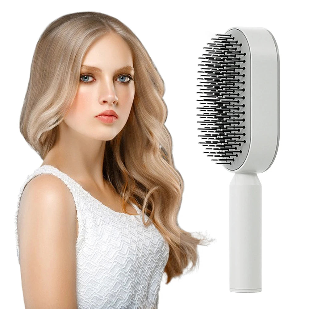 Self-Cleaning Hair Brush