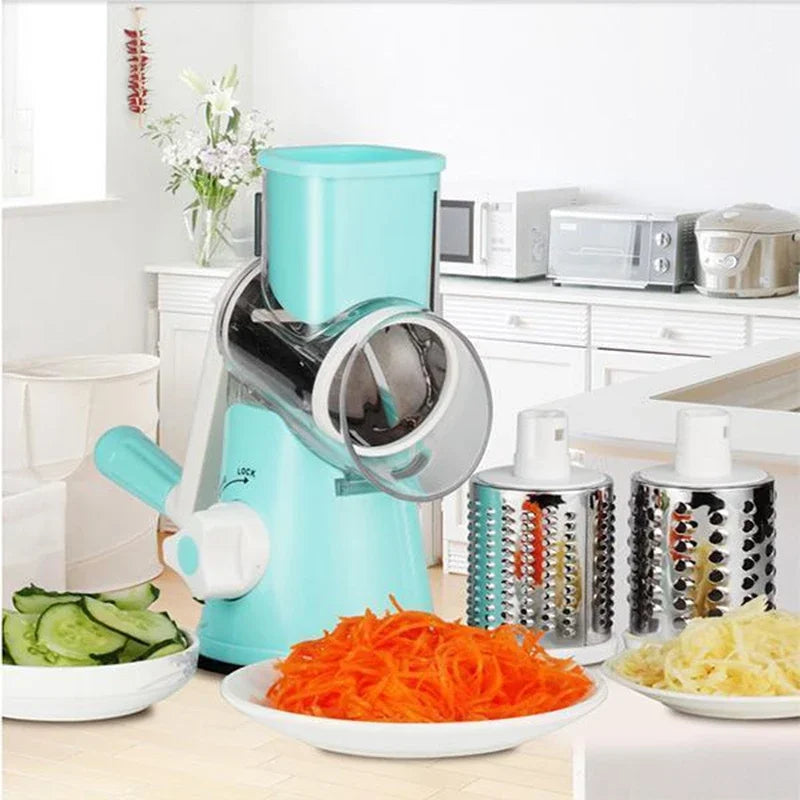 3-in-1 Manual Vegetable Slicer & Grater