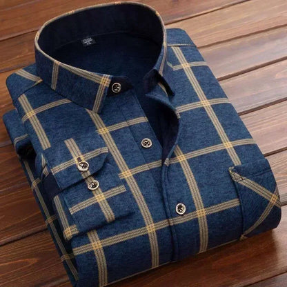 2025 Men's Warm Plaid Shirt