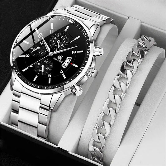 Men's Stainless Steel Luxury Watch