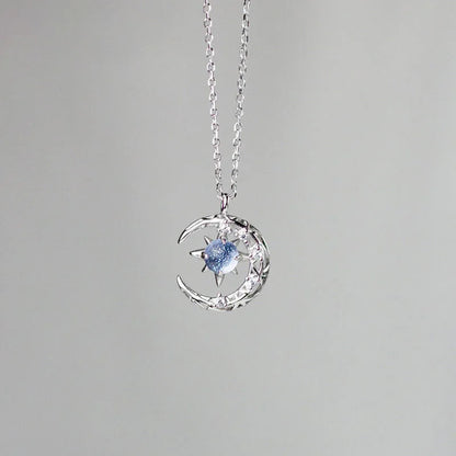 Star Moon Pendant Necklace