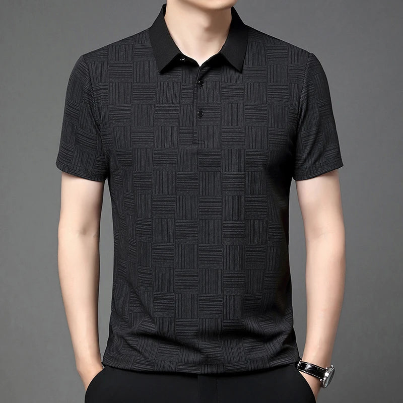 2024 Men's Printed Polo Shirt