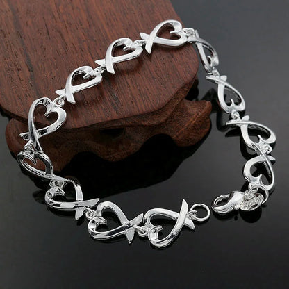 925 Sterling Silver Rope Chain Bracelet