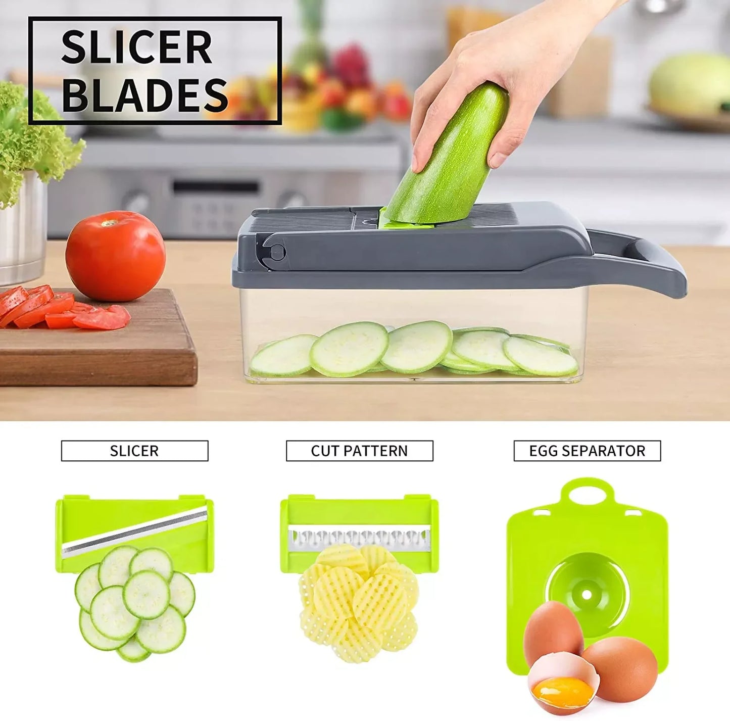 14-in-1 Multifunctional Vegetable Cutter