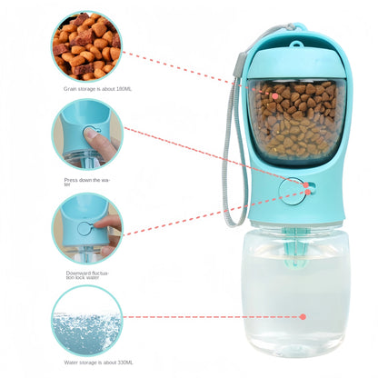 Travel Pet Feeder Bowl