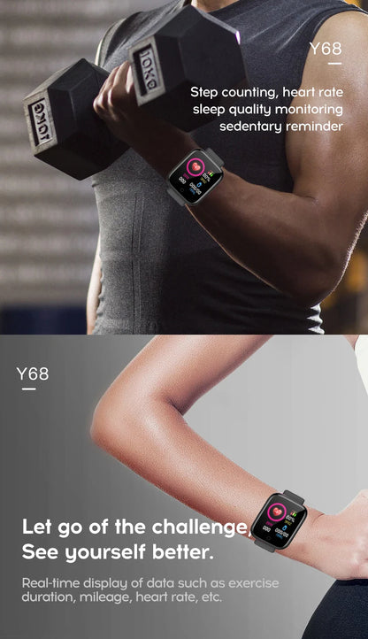 Smart Fitness Watch Y68