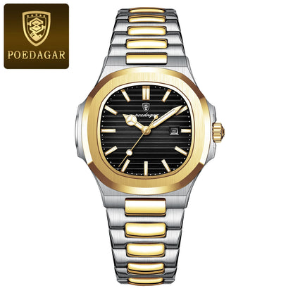 POEDAGAR Women's Luxury Square Watch