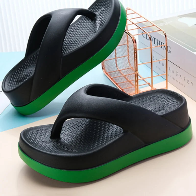 Trendy Platform Flip Flops