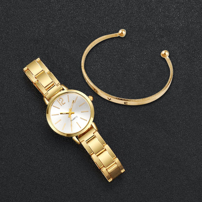 Elegant Women's Steel Strap Watch