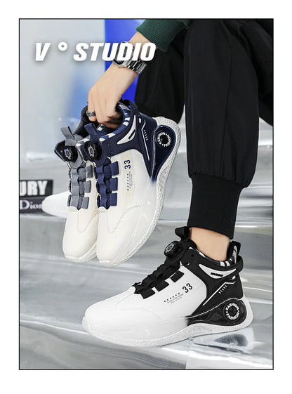 Men’s Sneakers with Rotating Buckle