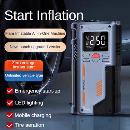 4-in-1 Car Jump Starter, Air Pump & Power Bank