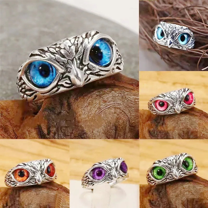 Trendy Adjustable Owl Ring