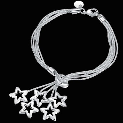 925 Sterling Silver Rope Chain Bracelet