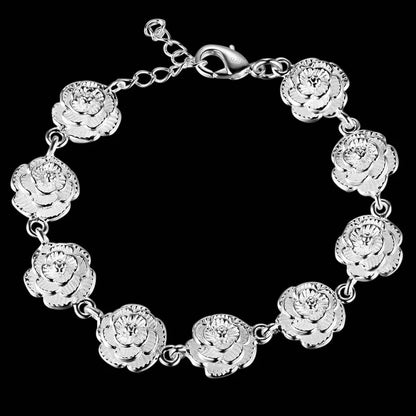 925 Sterling Silver Rope Chain Bracelet