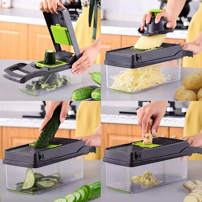 14-in-1 Multifunctional Vegetable Cutter