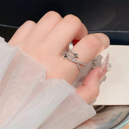 11 Pcs Olive Branch Leaf Ring Set